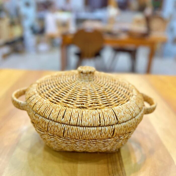 Hasır Dekoratif Tencere