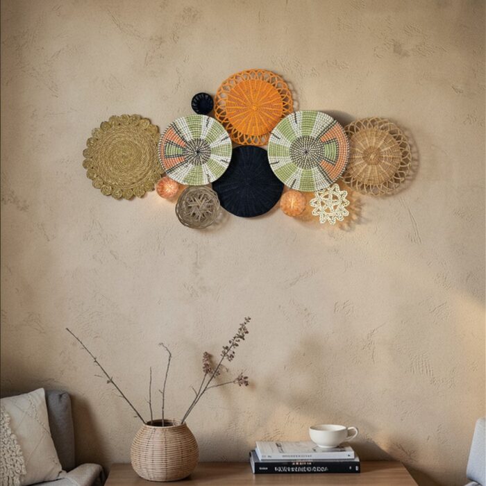 11 Parça Hasır Duvar Seti